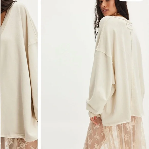 We The Free Venice V-Neck Sweatshirt - Picture 2 of 5